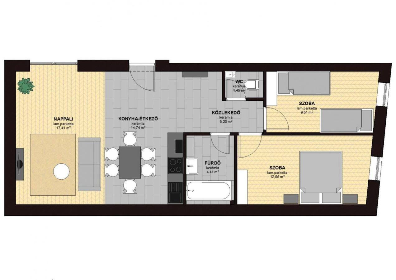 Dotis Apartman Tata Extérieur photo