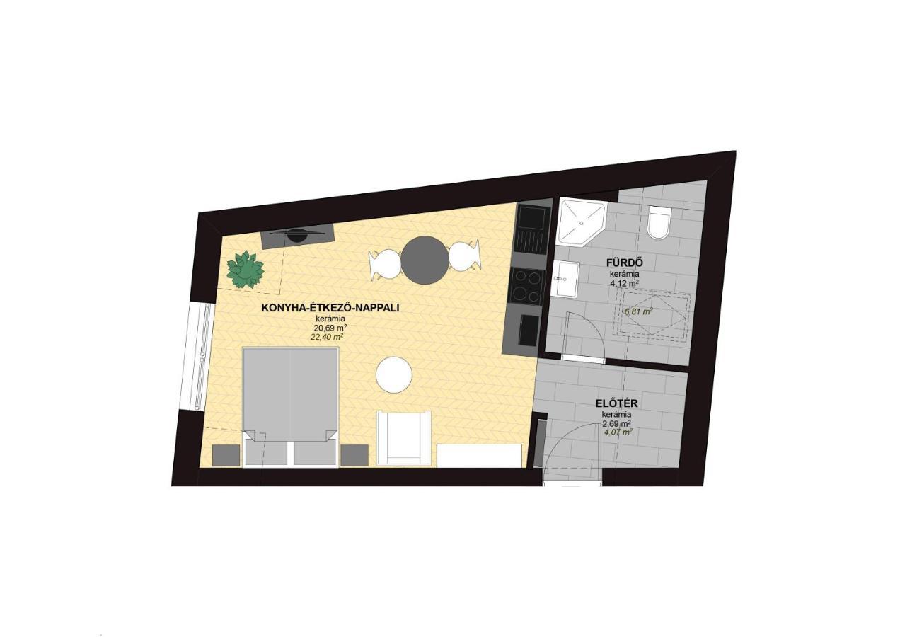 Dotis Apartman Tata Extérieur photo
