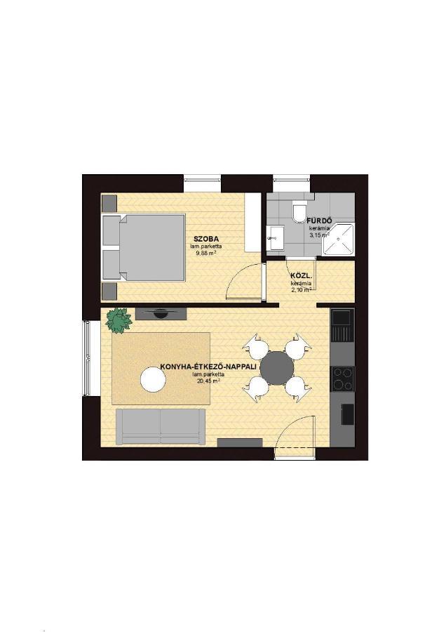 Dotis Apartman Tata Extérieur photo