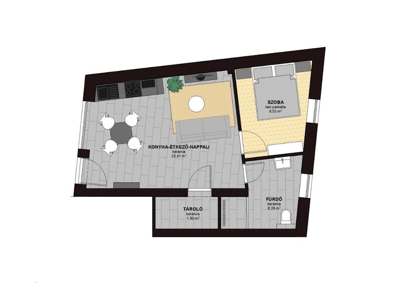 Dotis Apartman Tata Extérieur photo